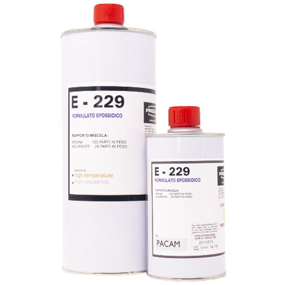 RESINA EPOSSIDICA E 229 da impregnazione laminazione A+B - Prochima  Originale