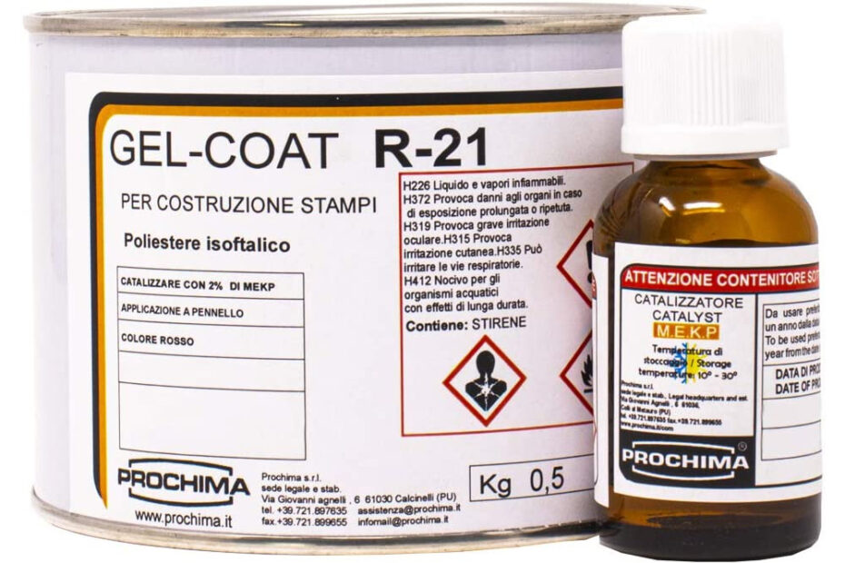 gelcoat gel coat rosso per stampi