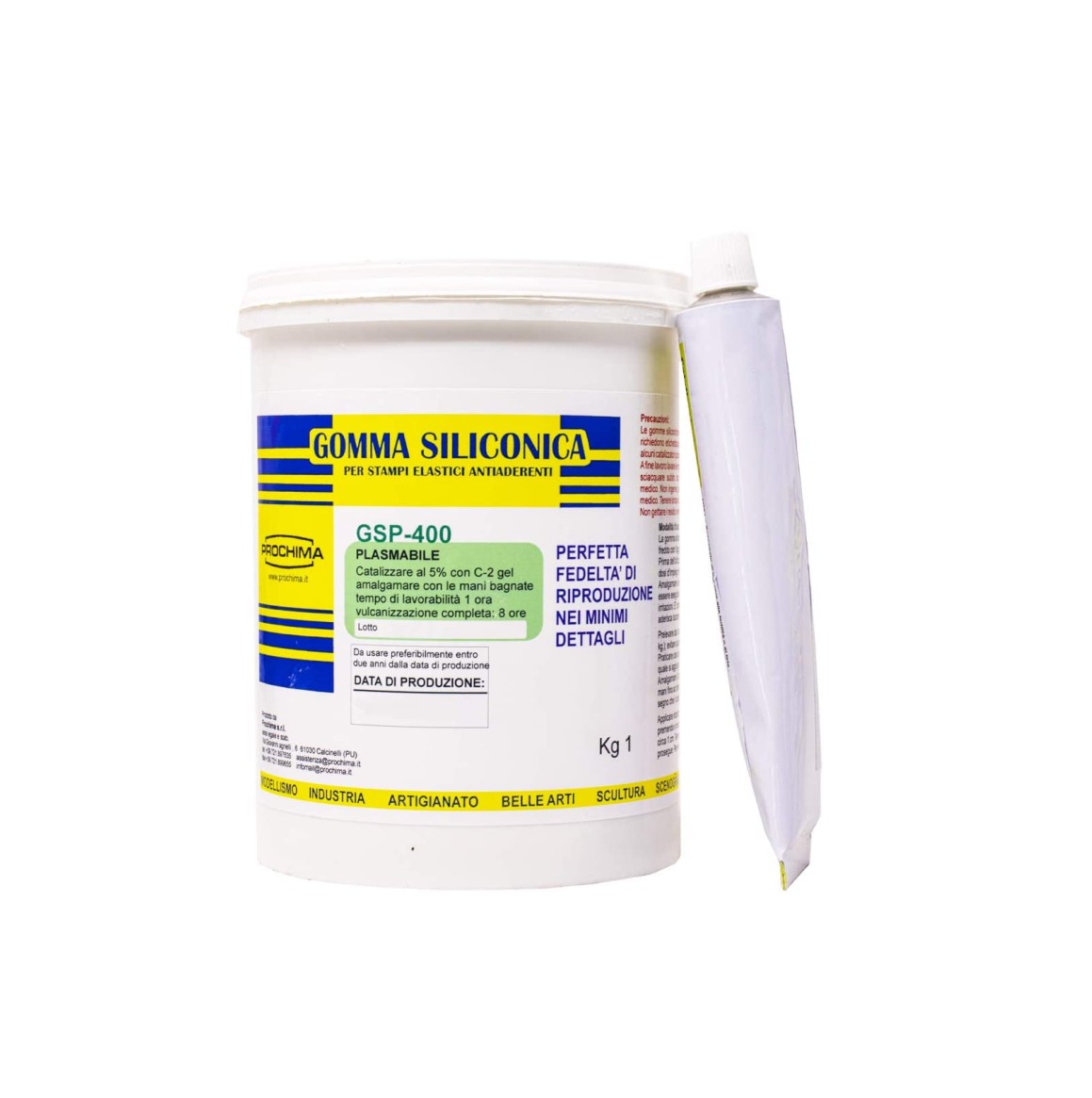 Resine - Gomme per stampi: Gomma siliconica GLS50 - 1 K