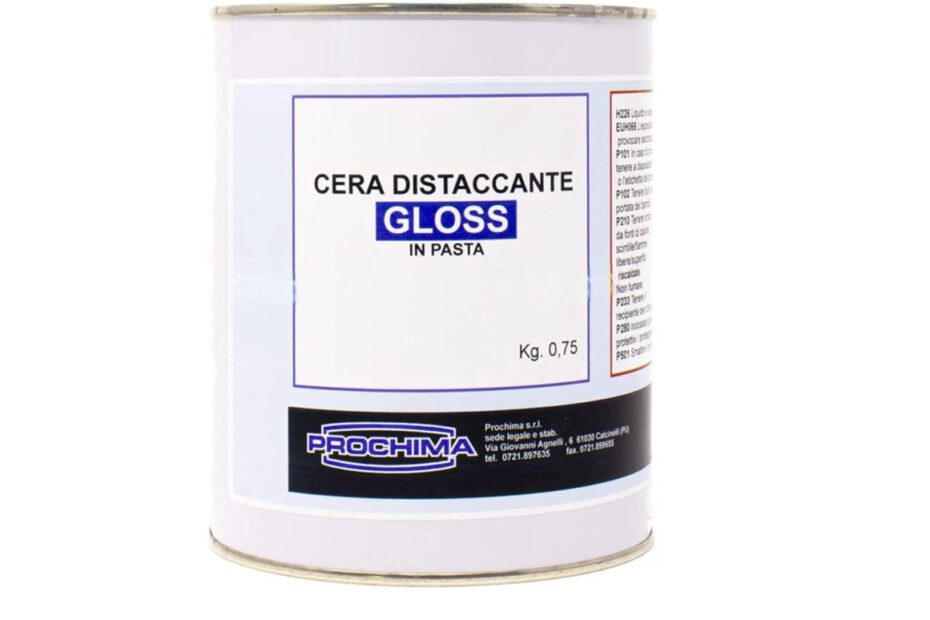 cera gloss distaccante resina