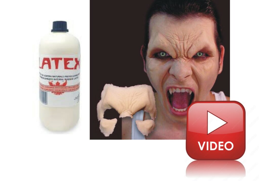 video latex mask halloween