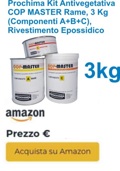 Antivegetativa eco friendly permanente/definitiva COPMASTER rame 100% ANTIVEGETATIVA