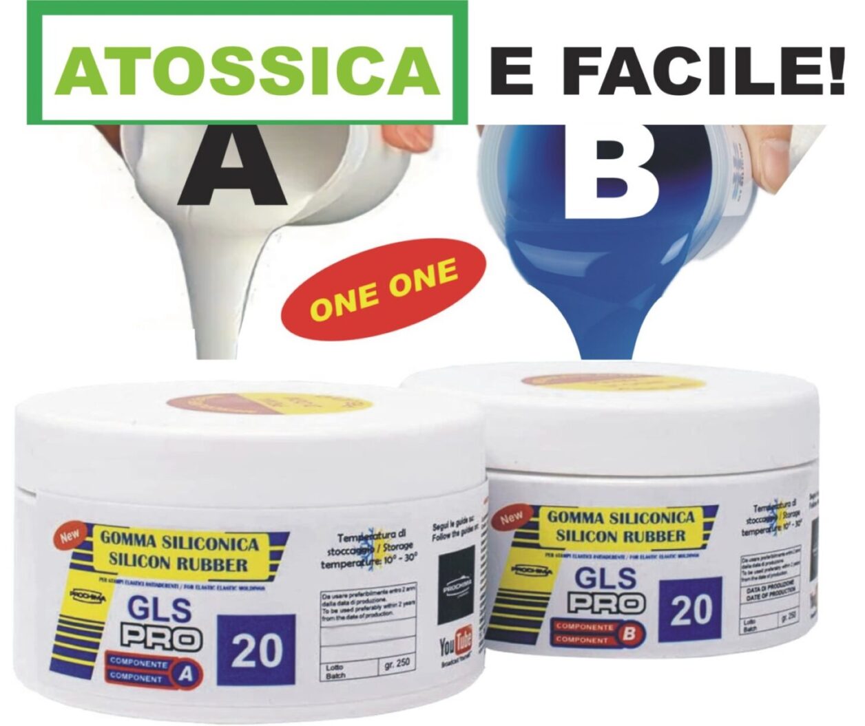 GOMMA SILICONICA ATOSSICA prochima